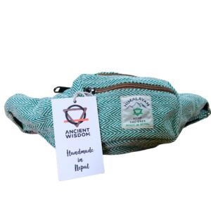 Cotton Hemp Style Belt (or Fanny) Bag – Sage | www.artisan-gifts.co.uk 1