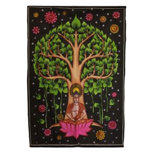 Cotton Wall Art (70x110cm) – Buddha Bodhi Tree | www.artisan-gifts.co.uk 1