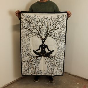 Cotton Wall Art (70x110cm) – Chakra Earth Connection | www.artisan-gifts.co.uk 1