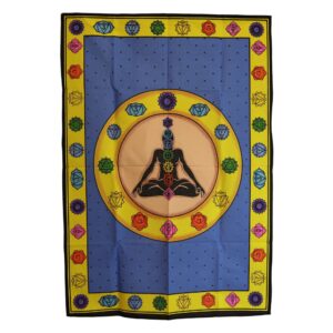 Cotton Wall Art (70x110cm) – Chakra Fibrant | www.artisan-gifts.co.uk 1