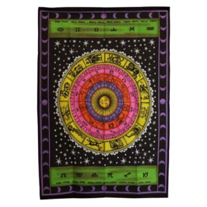 Cotton Wall Art (70x110cm) – Zodiac Colourful | www.artisan-gifts.co.uk 1