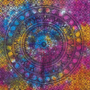Cotton Wall Art – Mandala Elephant | www.artisan-gifts.co.uk 1
