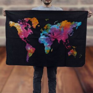 Cotton Wall Art – World | www.artisan-gifts.co.uk 1