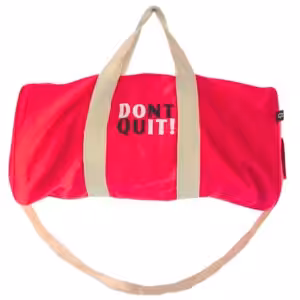 Don’t Quit Gym Bag – Cherry Pink | www.artisan-gifts.co.uk 1