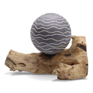 DriftGlow Lamp Grey Luna Shade | www.artisan-gifts.co.uk 1