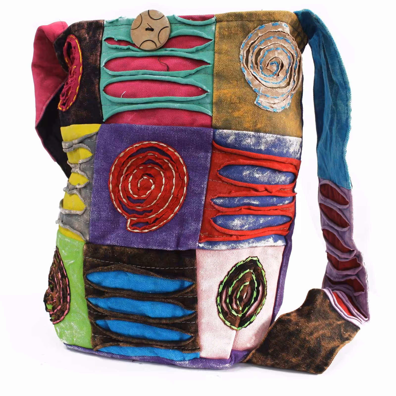 Ethnic Sling Bag – Purple / Spiral | www.artisan-gifts.co.uk 3 Ethnic Sling Bag – Purple / Spiral | www.artisan-gifts.co.uk 2