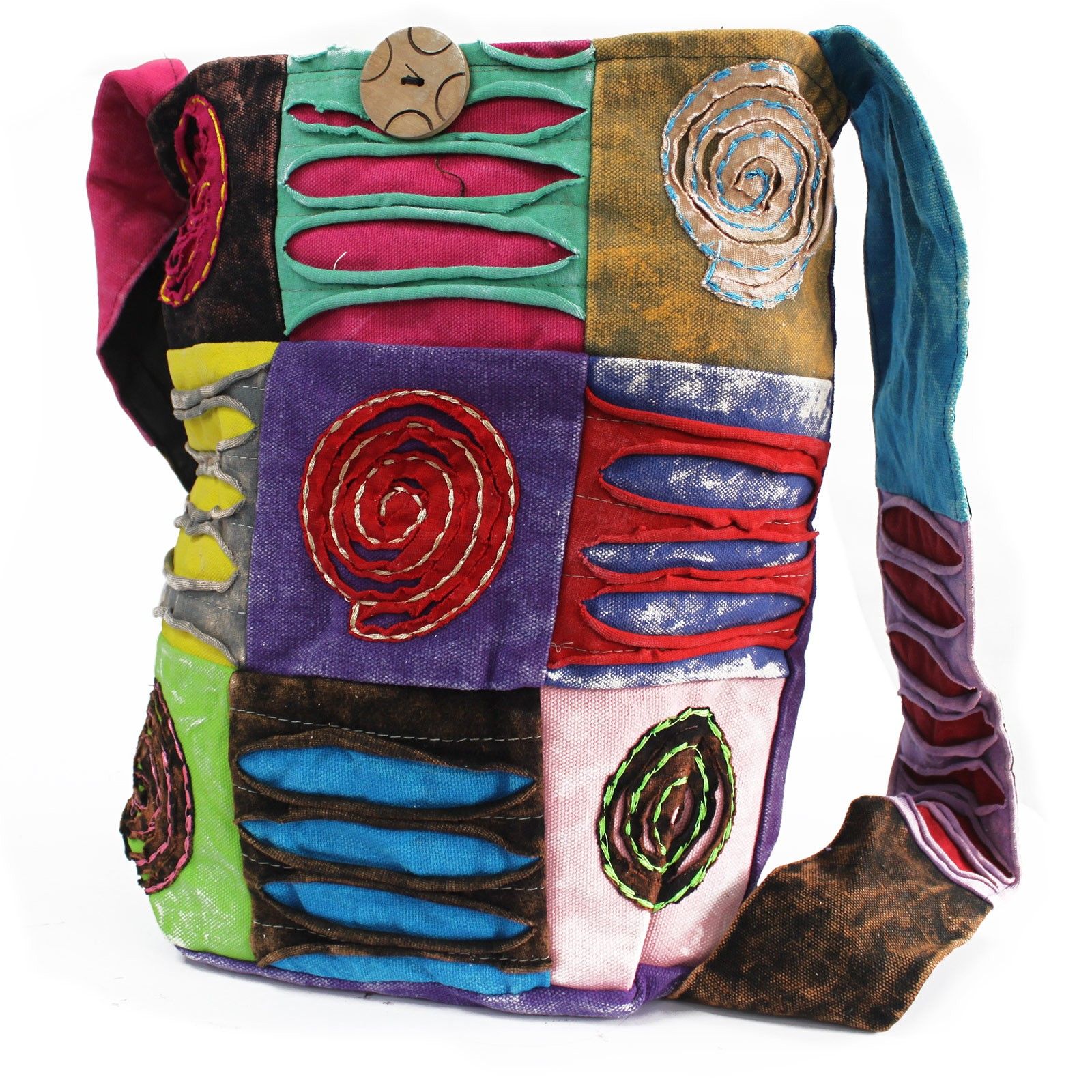 Ethnic Sling Bag – Purple / Spiral | www.artisan-gifts.co.uk 3 Ethnic Sling Bag – Purple / Spiral | www.artisan-gifts.co.uk 2