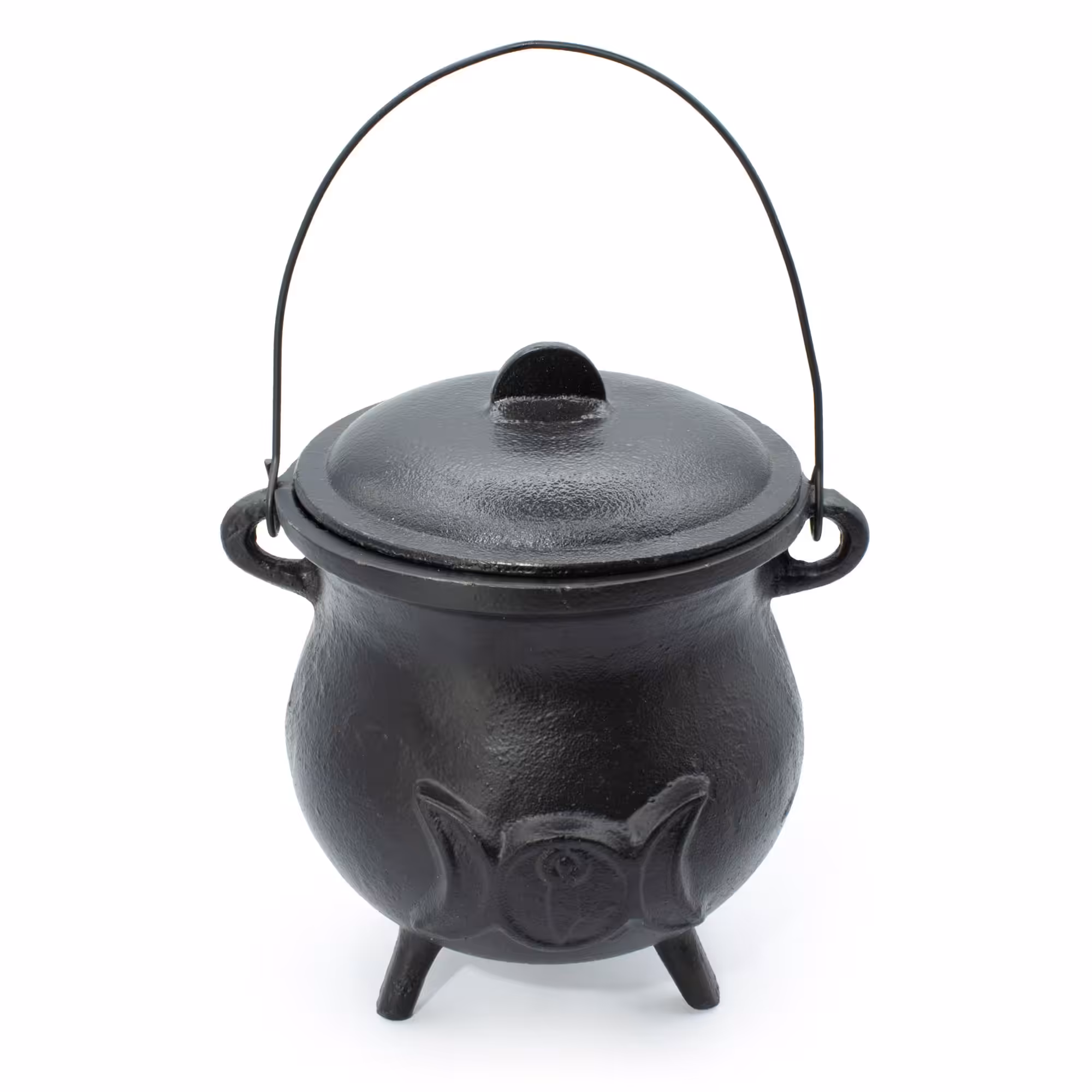 Extra Huge Cast Iron Cauldron with Triple Moon 23x18cm (at least 4kg) | www.artisan-gifts.co.uk 2 Extra Huge Cast Iron Cauldron with Triple Moon 23x18cm (at least 4kg)