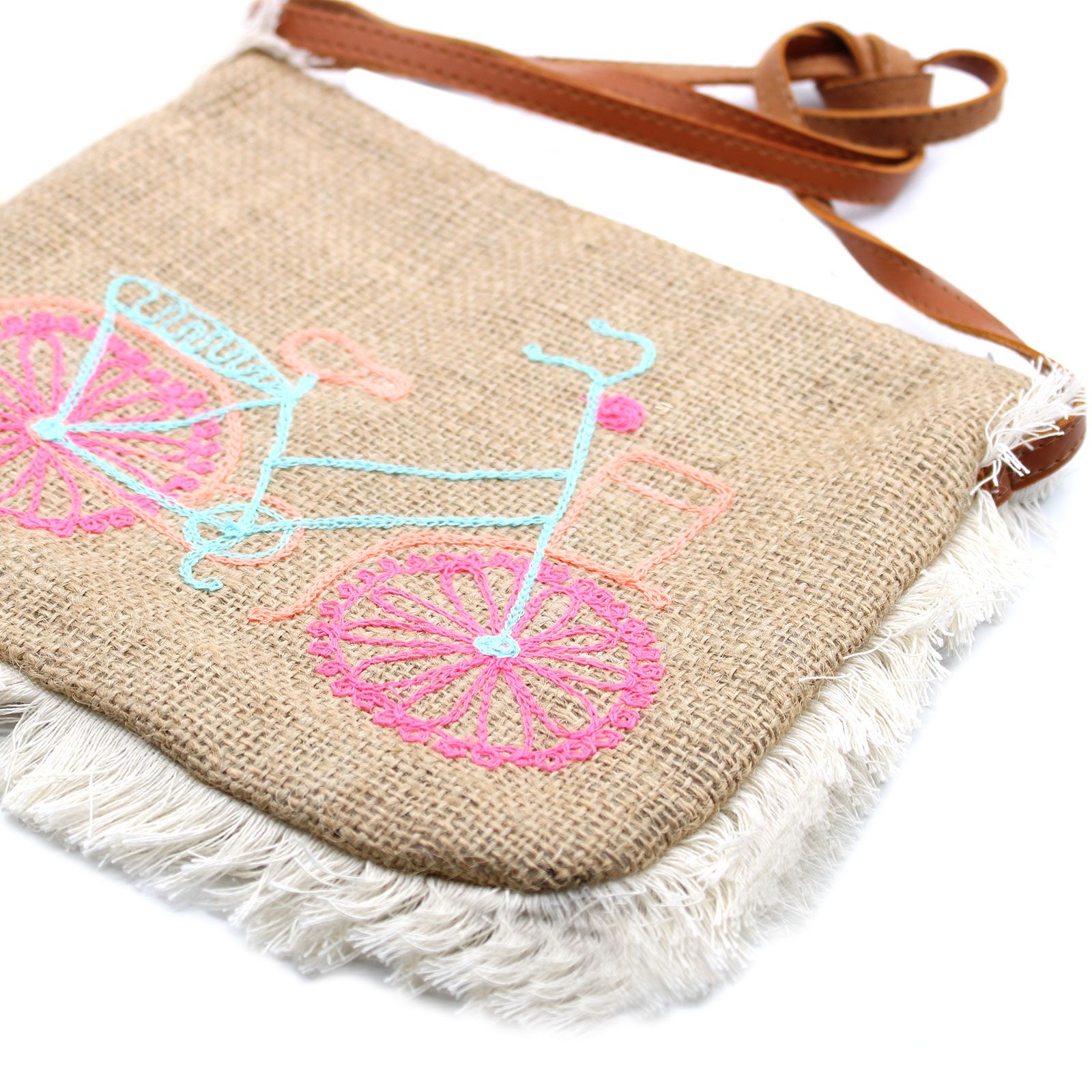 Fab Fringe Bag – Bicycle Embroidery | www.artisan-gifts.co.uk 6 Fab Fringe Bag – Bicycle Embroidery | www.artisan-gifts.co.uk 5