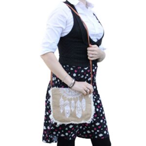 Fab Fringe Bag – Dream Catcher Print | www.artisan-gifts.co.uk 1