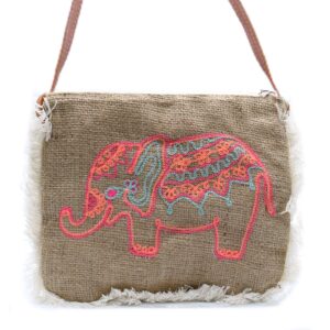 Fab Fringe Bag – Elephant Embroidery | www.artisan-gifts.co.uk 1