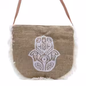 Fab Fringe Bag – Hamsa Print | www.artisan-gifts.co.uk 1