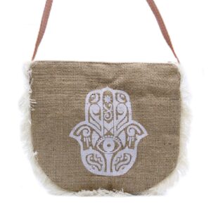 Fab Fringe Bag – Hamsa Print | www.artisan-gifts.co.uk 1