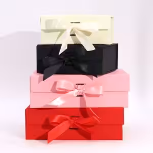 Flat Pack Gift Box - Large  (28.2x20.2x9.2cm) - Pink