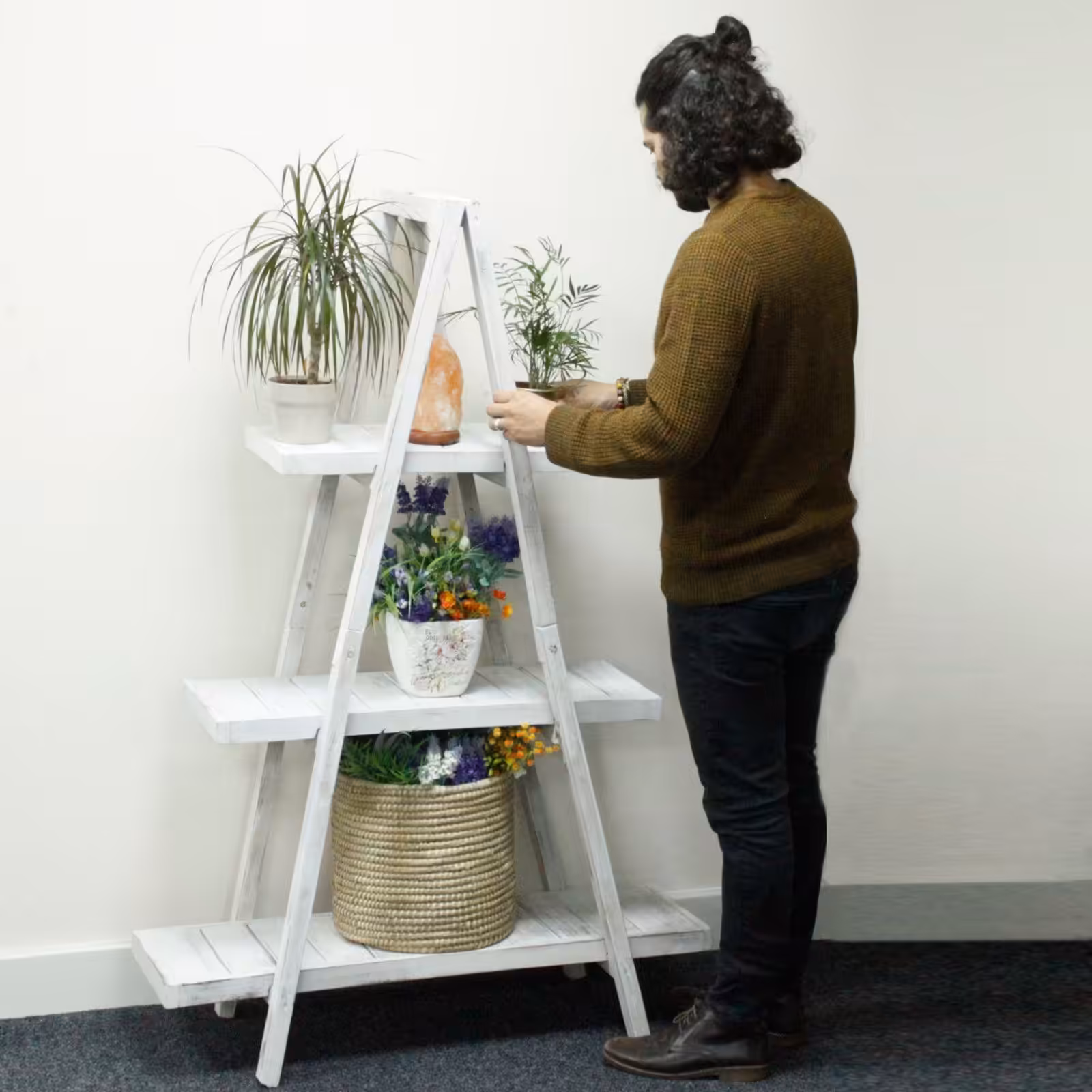 Folding “A” Frame Display – Whitewash | www.artisan-gifts.co.uk 5 Folding "A" Frame Display - Whitewash - Image 4