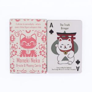 Fortune Cats Playing & Oracle Cards- Maneki Neko Deck | www.artisan-gifts.co.uk 1
