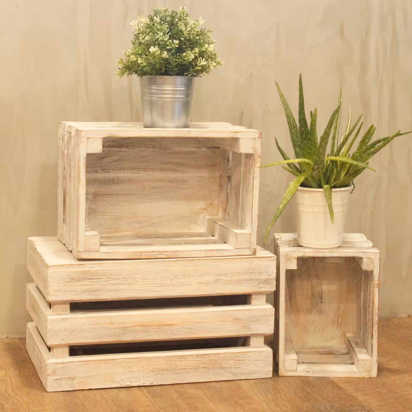 Fruit Box set of 3 – Whitewash | www.artisan-gifts.co.uk 5 Fruit Box set of 3 - Whitewash - Image 4