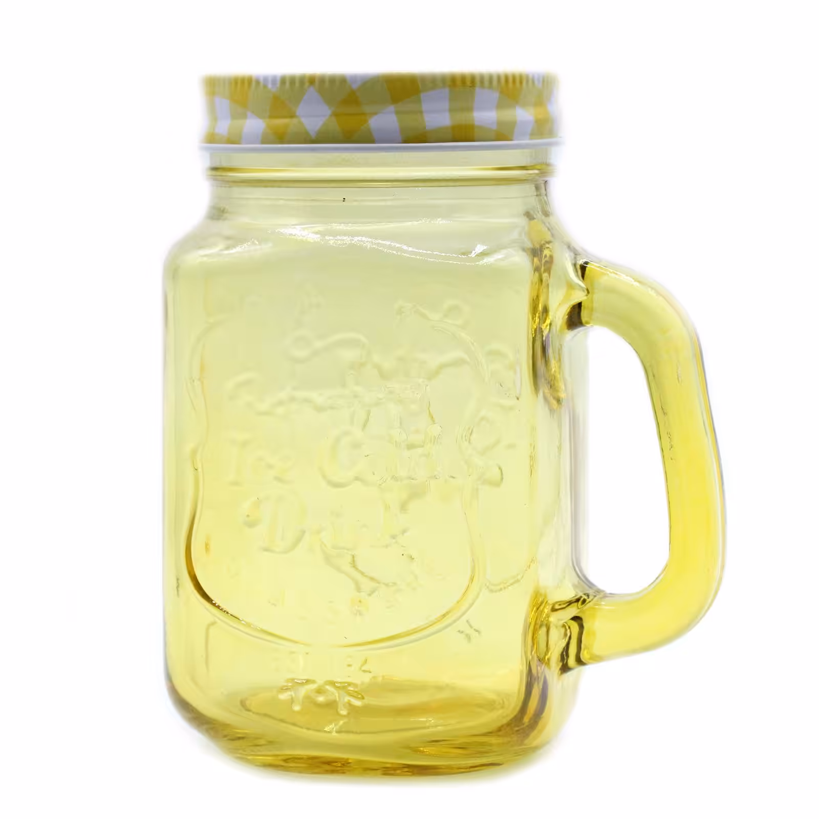 Funky Mason Jar – Ice Cold – Yellow | www.artisan-gifts.co.uk 2 Funky Mason Jar - Ice Cold - Yellow