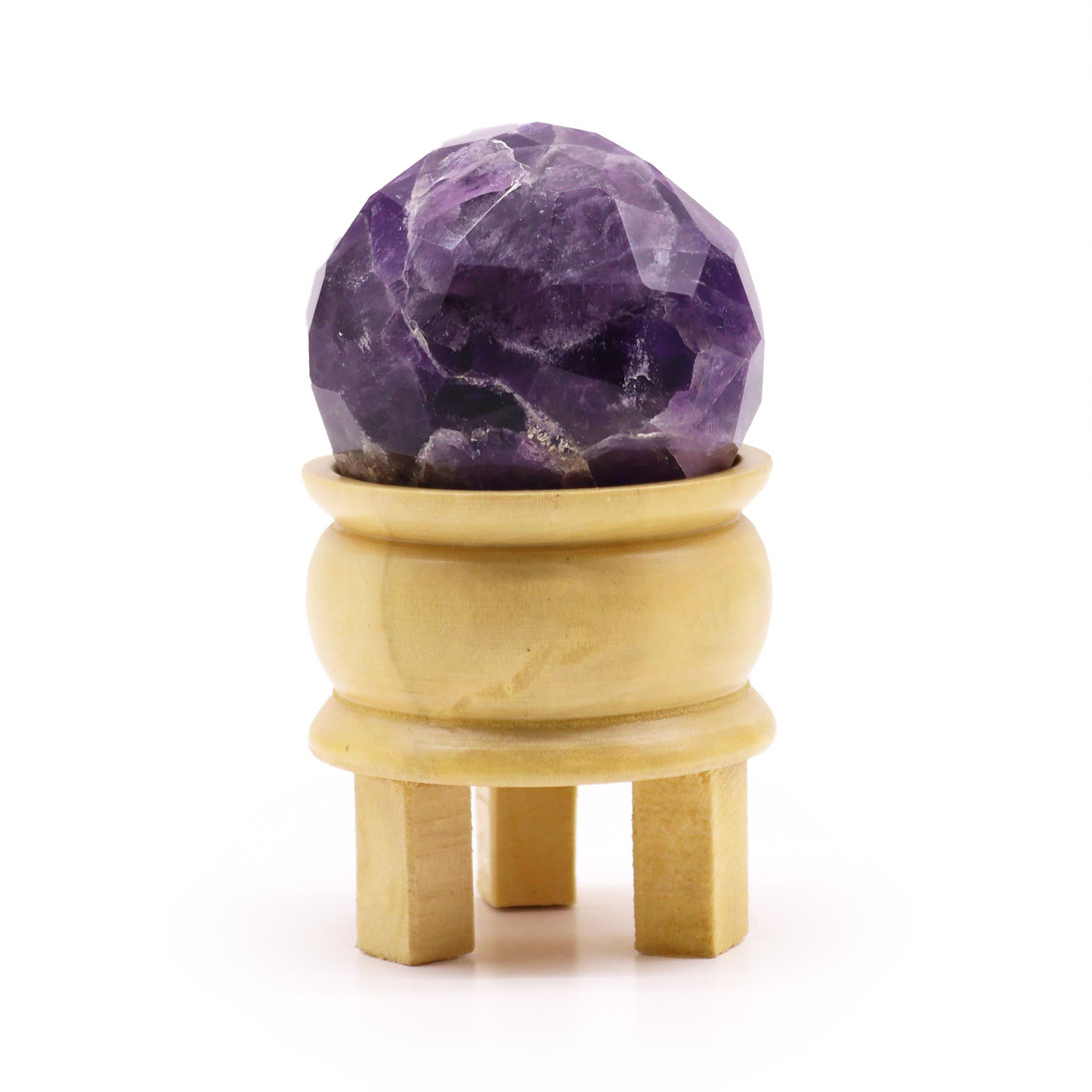 Gemstone Faceted Healing Ball & Stand – Amethyst | www.artisan-gifts.co.uk 2 Gemstone Faceted Healing Ball & Stand – Amethyst | www.artisan-gifts.co.uk 1