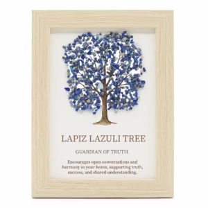 Gemstone Picture - Tree of Life - Lapiz (20x14.7x1cm)