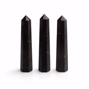 Gemstone Six Face Obelisk Point approx 11cm - Black Tourmaline