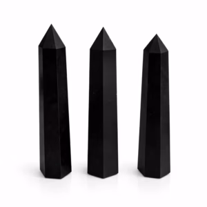 Gemstone Six Face Obelisk Point approx 17cm - Black Tourmaline