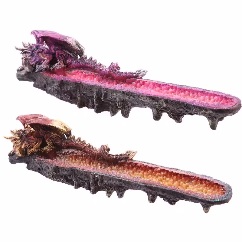 Geode Crystal Dragon Outcrop Incense Ashcatcher | www.artisan-gifts.co.uk 2 Geode Crystal Dragon Outcrop Incense Ashcatcher