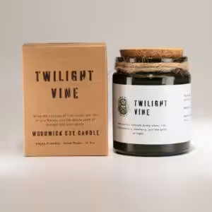 Greenman Woodwick Soy Candle - Twilight Vine