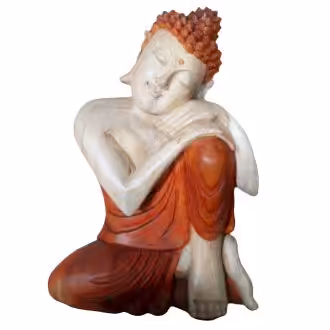 Hand Carved Buddha Statue – 30cm Thinking | www.artisan-gifts.co.uk 2 Hand Carved Buddha Statue - 30cm Thinking