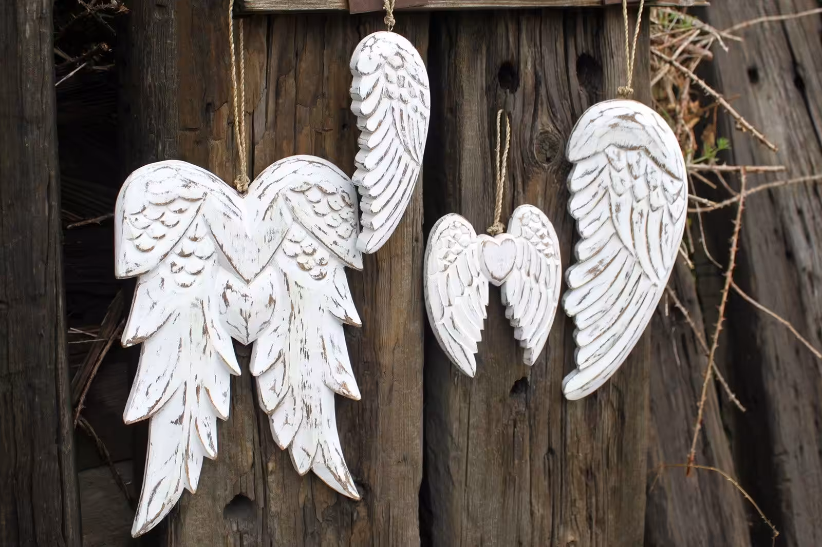 Hand Crafted Double Angel Wing – 31cm | www.artisan-gifts.co.uk 5 Hand Crafted Double Angel Wing - 31cm - Image 4