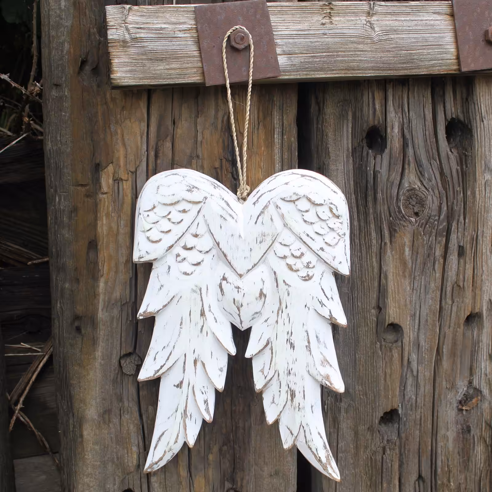 Hand Crafted Double Angel Wing – 31cm | www.artisan-gifts.co.uk 4 Hand Crafted Double Angel Wing - 31cm - Image 3