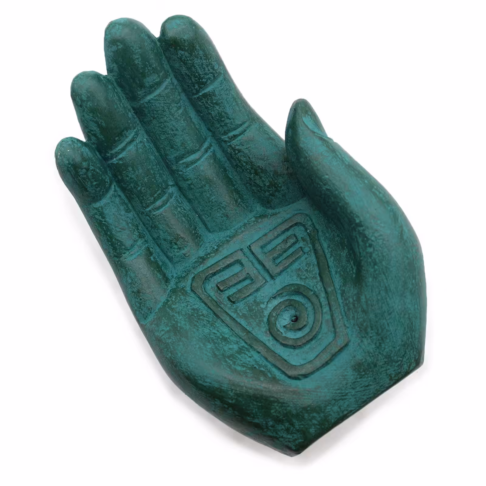 Hand Incense Burner – Earth Protect (green) | www.artisan-gifts.co.uk 8 Hand Incense Burner - Earth Protect (green) - Image 7