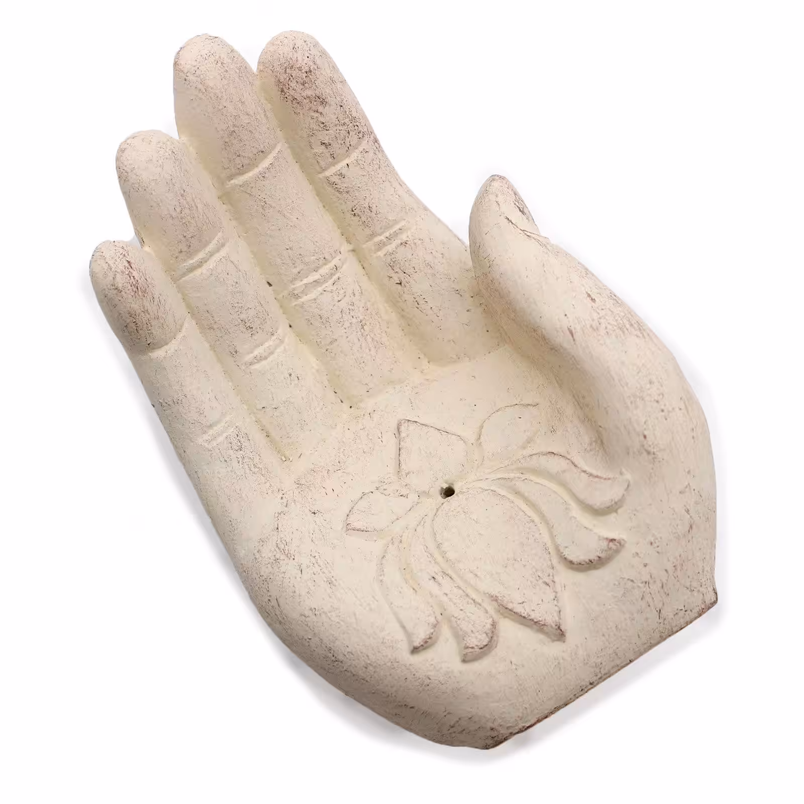 Hand Incense Burner – Lotus (white) | www.artisan-gifts.co.uk 10 Hand Incense Burner - Lotus (white) - Image 9