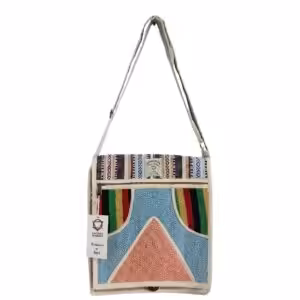 Hemp Laptop Messenger Bag – Triangle | www.artisan-gifts.co.uk 1