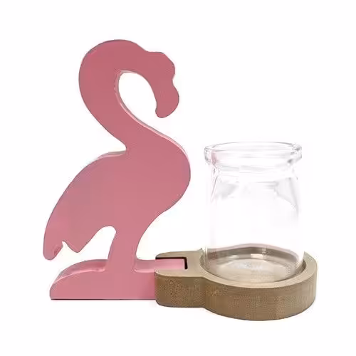 Hydroponic Home Décor – Pink Flamingo Pot | www.artisan-gifts.co.uk 3 Hydroponic Home Décor - Pink Flamingo Pot - Image 2