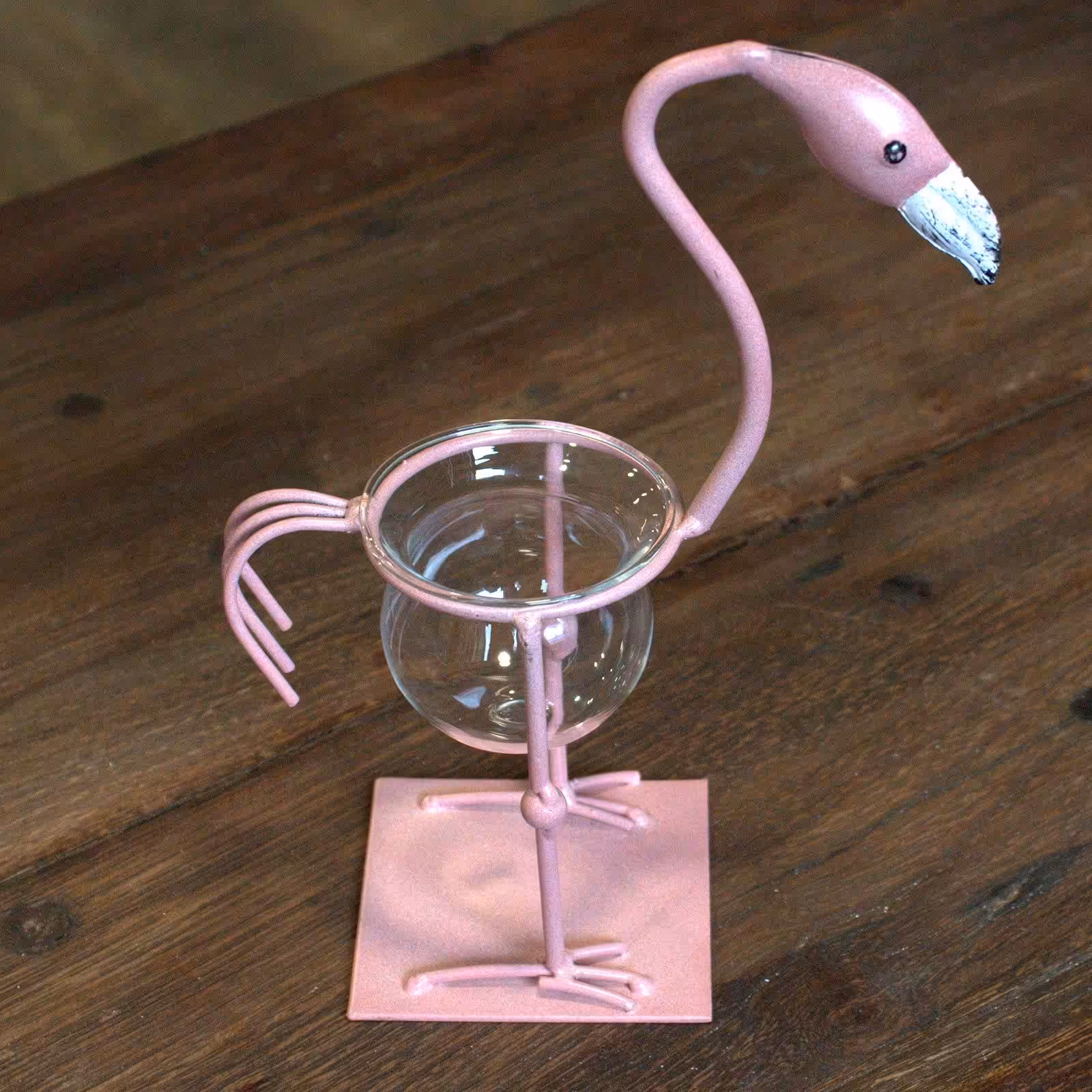 Hydroponic Home Décor – Pink Metal Flamingo Des 2 | www.artisan-gifts.co.uk 4 Hydroponic Home Décor - Pink Metal Flamingo Des 2 - Image 3