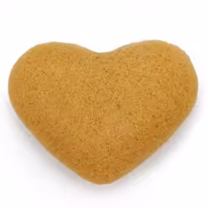 Konjac Heart Sponge – Peach | www.artisan-gifts.co.uk 1
