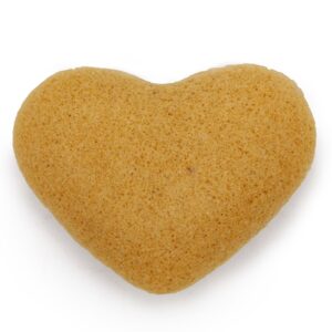 Konjac Heart Sponge – Peach | www.artisan-gifts.co.uk 1