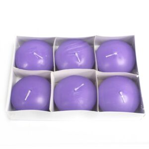 Large Floating Candle – Lilac | www.artisan-gifts.co.uk 1