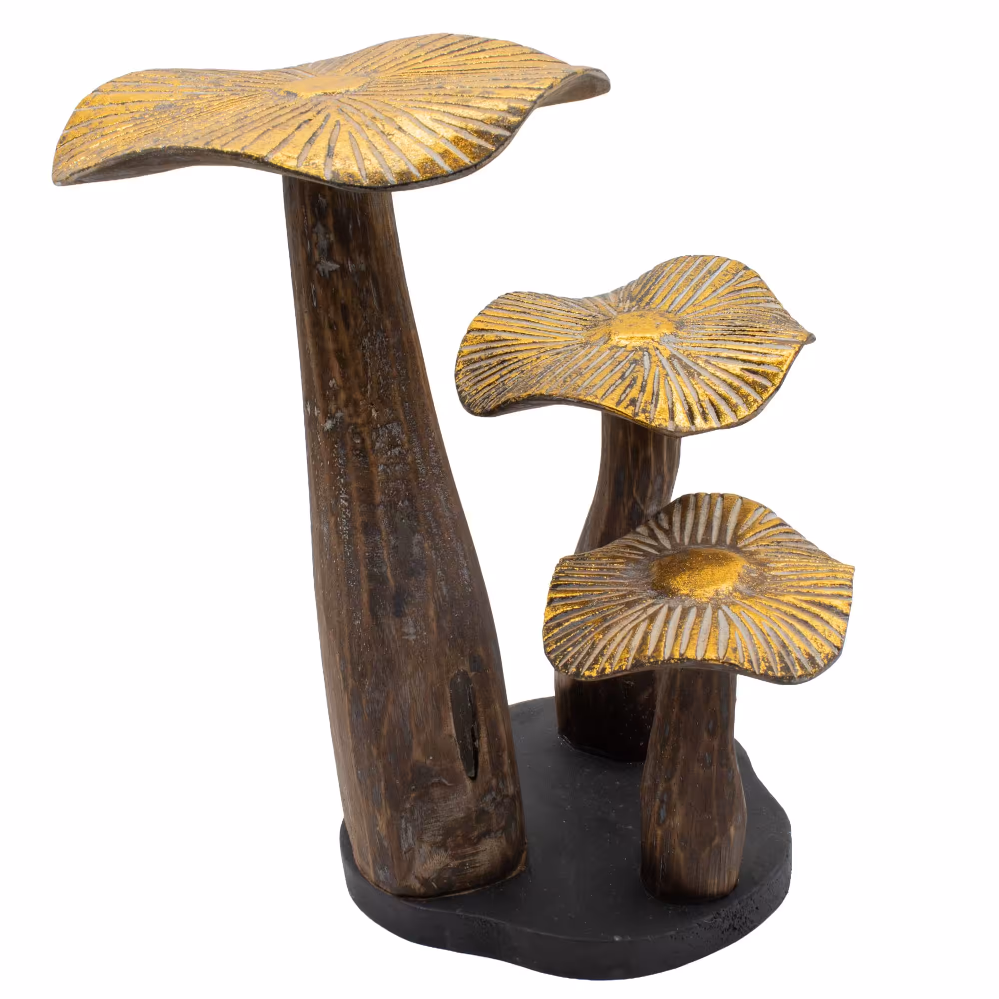 Large Golden Mushroom Art – 32cm – Natural | www.artisan-gifts.co.uk 2 Large Golden Mushroom Art - 32cm - Natural