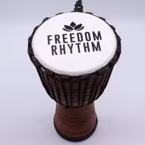 Large Pro Djembe Drum - Freedom Rhythm (high) - 50cm (22cm Diia)