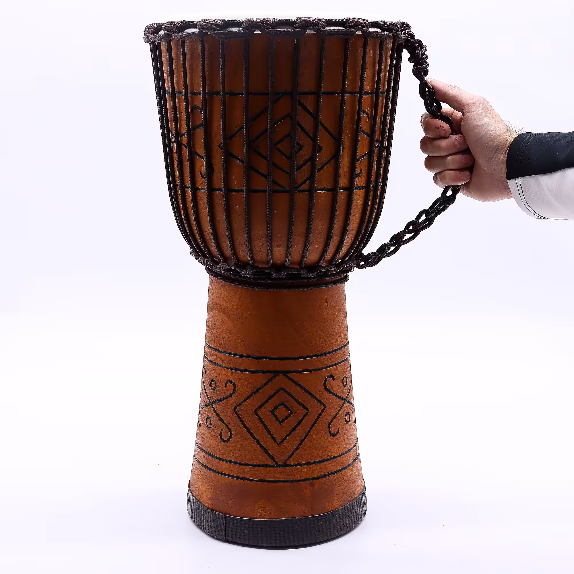 Large Pro Djembe Drum – Soul Sound (low) – 50cm (22cm Diia) | www.artisan-gifts.co.uk 6 Large Pro Djembe Drum - Soul Sound (low) - 50cm (22cm Diia) - Image 5