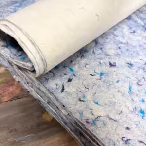 Lokta Craft & Wrapping Paper 51x76cm - Blue Cotton