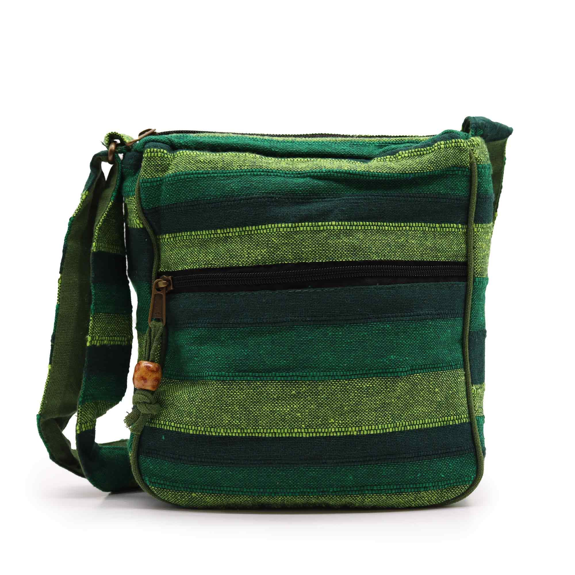 Lrg Nepal Sling Bag (Adjustable Strap) – Forest Green | www.artisan-gifts.co.uk 2 Lrg Nepal Sling Bag (Adjustable Strap) – Forest Green | www.artisan-gifts.co.uk 1