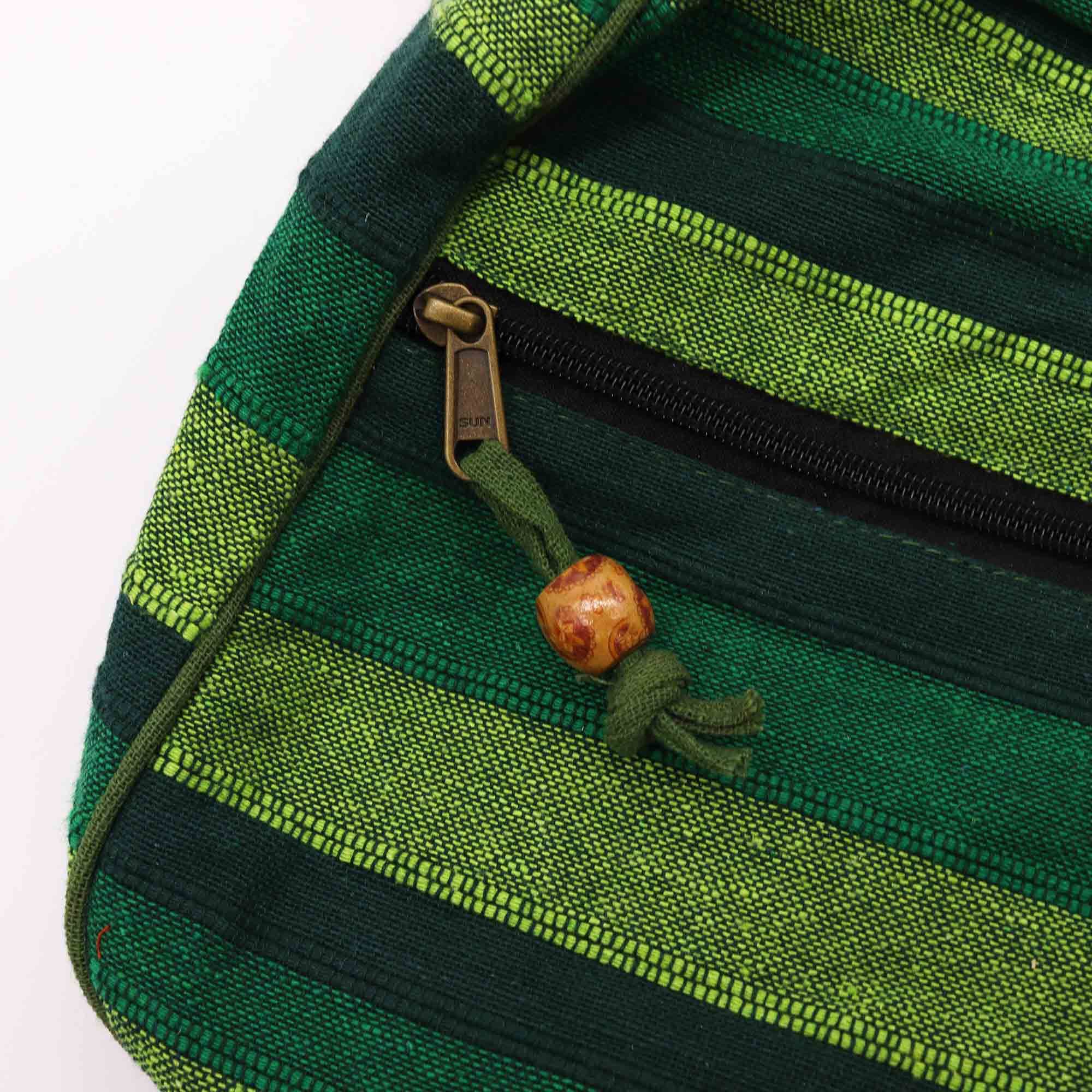 Lrg Nepal Sling Bag (Adjustable Strap) – Forest Green | www.artisan-gifts.co.uk 3 Lrg Nepal Sling Bag (Adjustable Strap) – Forest Green | www.artisan-gifts.co.uk 2