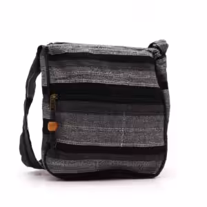 Lrg Nepal Sling Bag  (Adjustable Strap) – Mountain Granite | www.artisan-gifts.co.uk 1