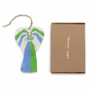 Macrame Angel – Guardian (girl) | www.artisan-gifts.co.uk 1