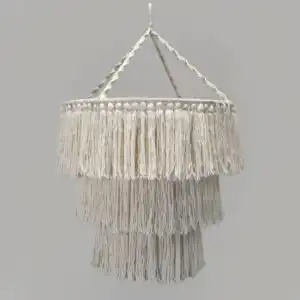 Macrame Soft Chandelier – Natural | www.artisan-gifts.co.uk 1