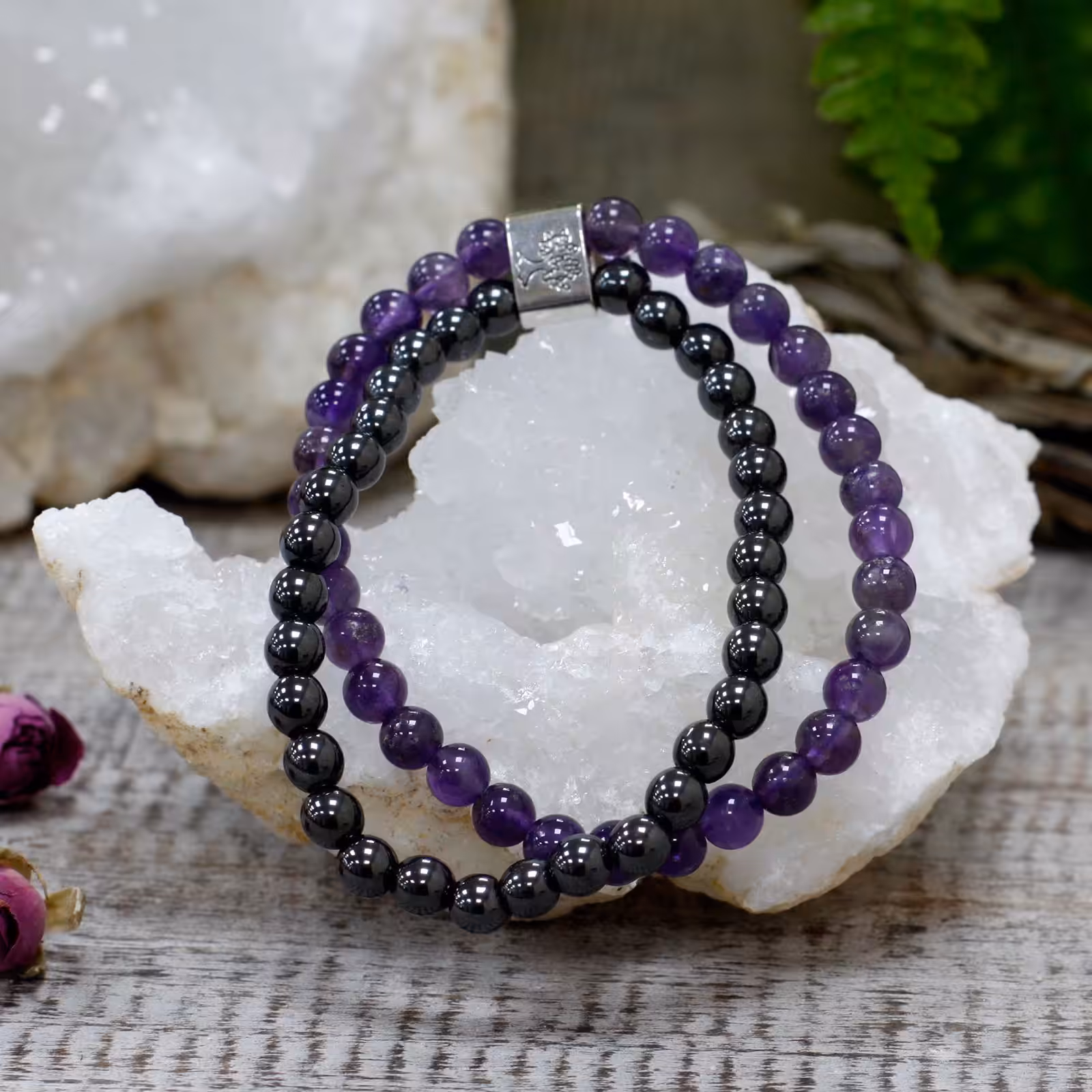 Magnetic Gemstone Bracelet – Amethyst | www.artisan-gifts.co.uk 7 Magnetic Gemstone Bracelet - Amethyst - Image 6