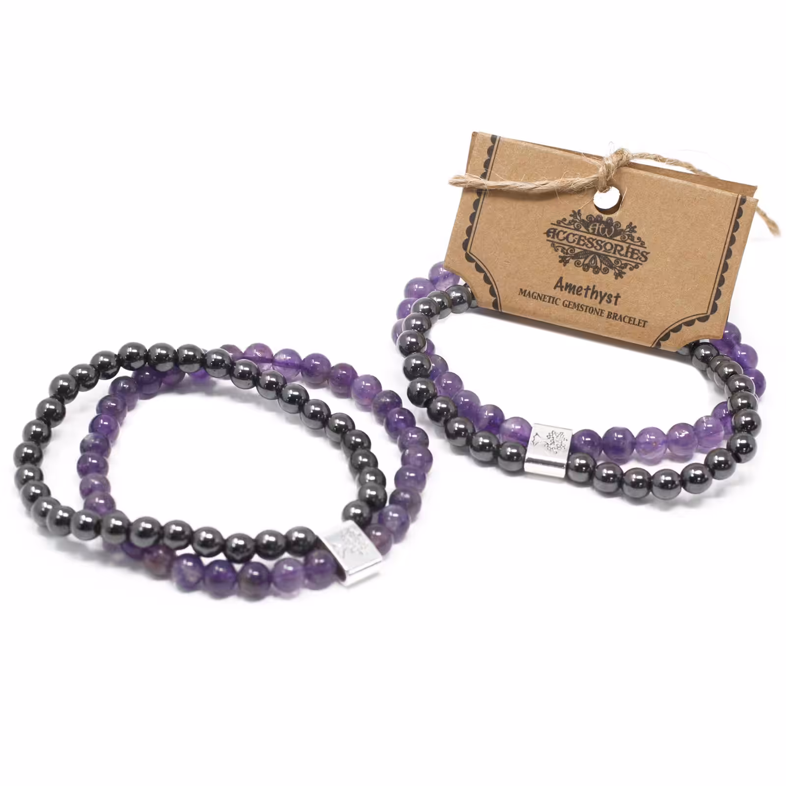 Magnetic Gemstone Bracelet – Amethyst | www.artisan-gifts.co.uk 4 Magnetic Gemstone Bracelet - Amethyst - Image 3